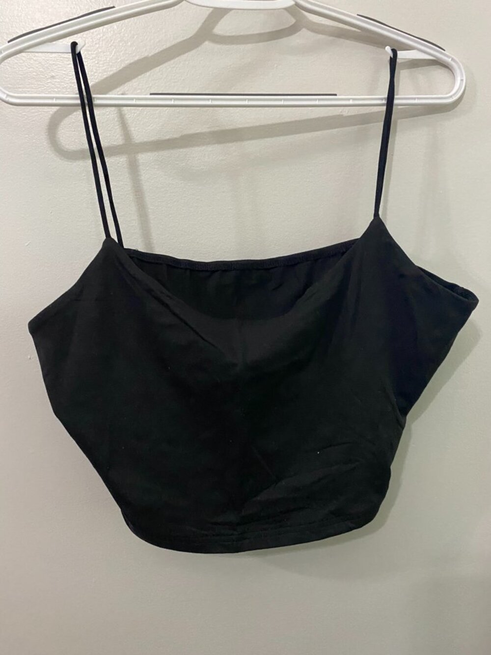 SHEIN Black Mini Crop Tank Top 1X